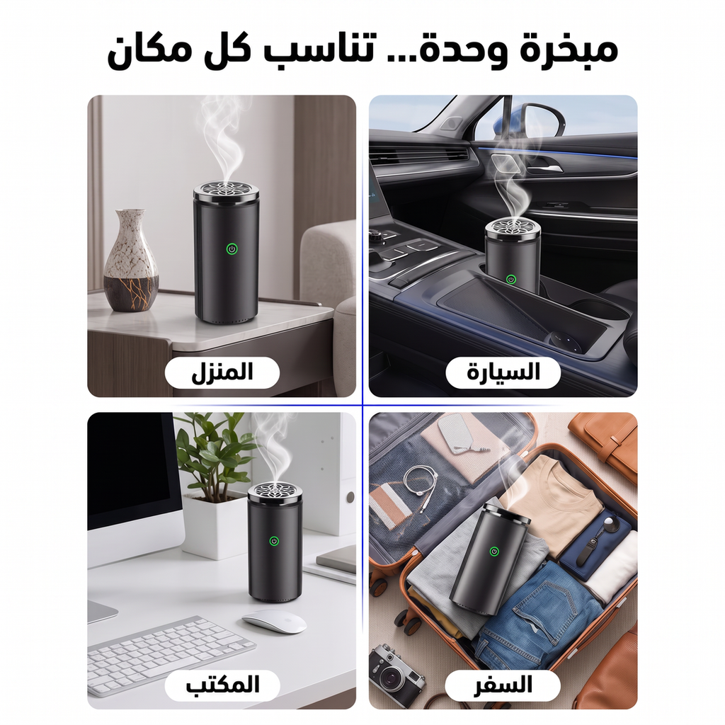 The Go Mubkhar Cordless Bakhoor | مبخرة تنقل الكترونية